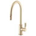 Pull Down Faucet in Satin Brass