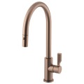 Pull Down Faucet in Satin Bronze