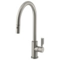 Pull Down Faucet in Satin Stainless Steel