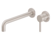 Long Spout, 2 Hole, Single Handle Wall Faucet