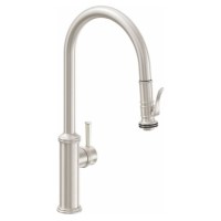 Curving Spout, Pull-down Spray, Squeeze Handle Trigger