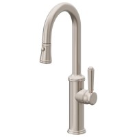 Curving Spout, Pull-down Spray, Side Handle Control