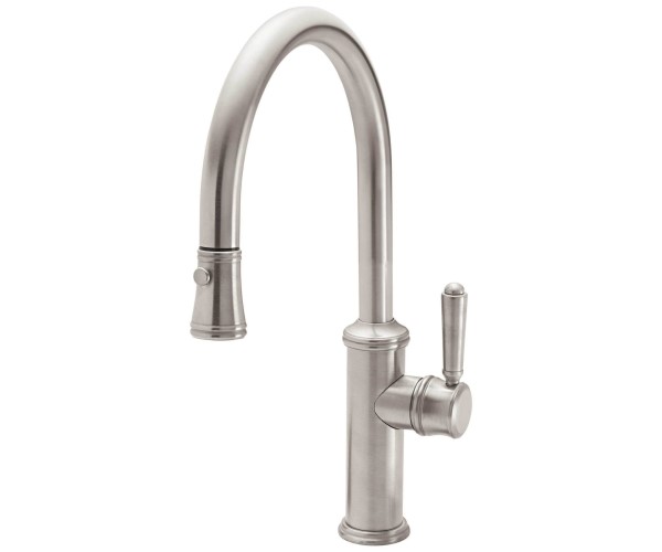 Lower Curving Spout, Pull-down Spray, 33 Handle