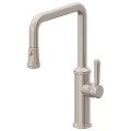 Quad Square Spout, Pull-down Spray, Davoli Lever Handle