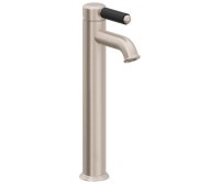 Black Metal Lever Handle, Top Handle, Tall Single Hole Faucet