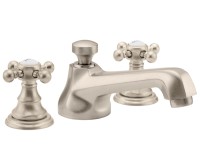 Traditional Widespread Faucet with Teapot Spout