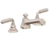 Metal Lever Handles, Transitional Widespread Faucet