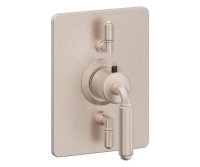 Rectangle Back Plate, Double Diverter/Stop, Lever Handle
