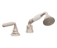 Hand Shower with Porcelain Grip and Lever Handle Diverter