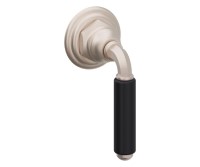 Black Metal Lever Handle Single Volume/Stop Valve