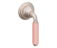 Pink Porcelain Handle Single Volume/Stop Valve