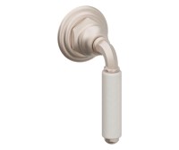 White Porcelain Handle Single Volume/Stop Valve