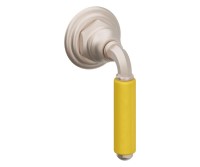 Yellow Porcelain Handle Single Volume/Stop Valve