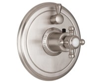 Round Back Plate - Style Therm with Diverter