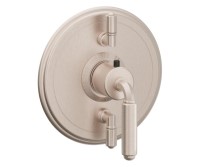 Round Back Plate, Double Diverter/Stop, Lever Handle