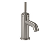 Short single hole faucet wtih top smooth lever handle