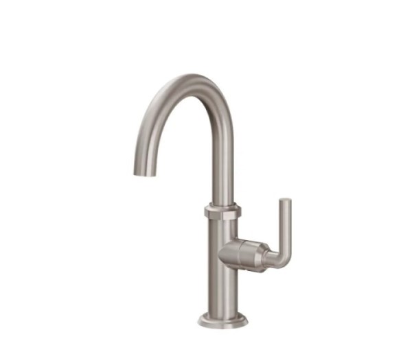 Curving Spout, Side Lever Control, Smooth