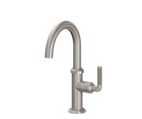 Curving Spout, Side Control, Knurl Lever