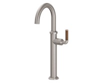 Tall, Curving Spout, Side Lever Control, Teak