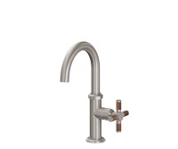 Curving Spout, Side Control, Teak Cross