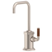 Squared Quad Spout, Teak Lever Handle, Modern Water Dispenser