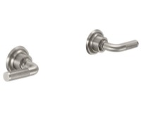 Hot & cold, 2 textured lever handles