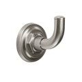 Single Robe Hook with Knurl Accent
