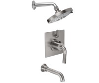 Multi-Function Shower Head, Shower Arm, Tub Spout - Descanso Knurl Lever