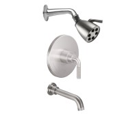 Tub and Shoer Set, Descanso Knurl Lever Control