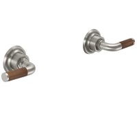 Hot & Cold Handles, Teak Lever Handles