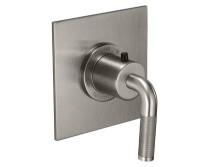 Square Trim Plate, Knurl Lever