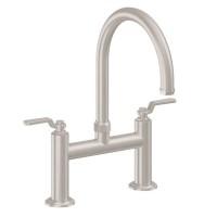 Lever Handle Bridge Faucet, Arch Spout