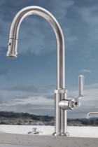 Industrial Faucet Series, Shown with Bent Lever Handle