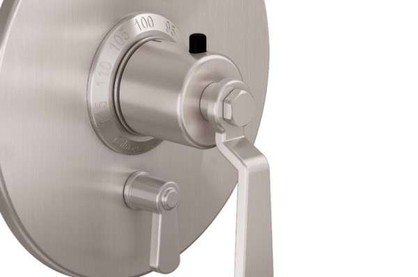 Descanso Works Thermostatic Shower Control with Industrial Lever Handle