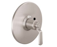 Round Trim Plate, Smooth Lever