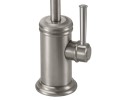 Black, Round, Post Handle