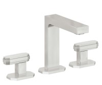 Widespread Faucet with Hexagon Lever Handles