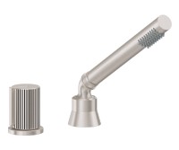 Handshower with Pinstripe Intaglio Diverter Handle