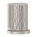 Column Handle with Vertical Black Curvy Groves