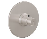 Round Trim Plate, Smooth Handle