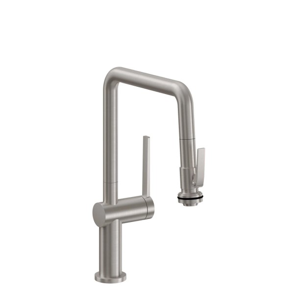 Squared Spout, Squeeze Pull-down Spray
