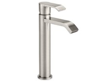 Single Hole Vessell Faucet with Front Lever Control