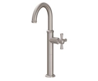 Tall, Curving Spout, Side Lever Control, Miramar Cross  Handle
