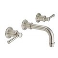 Wall Mount Sink Faucet with Lever Handles