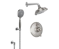 Multi-Function Shower Head, Shower Arm, Hand Shower on a Hook