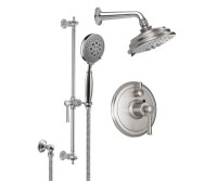 Multi-Function Shower Head, Shower Arm, Hand Shower on a Slide Bar