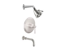 6 Jet Shower Head, Tub Spout, Miramar Control