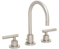 Modern Lever Handle Sink Faucet, Curving Spout