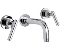 Lever Handle, Wall Mount Faucet, Round Design