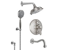 Shower Head, Tub Spout, Hand Shower on a Hook